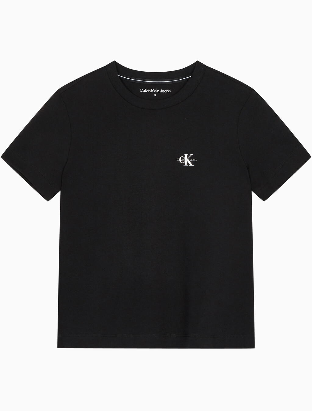 Buy 여성 레귤러핏 모던로고 2PK 반팔 티셔츠 in color CK BLACK