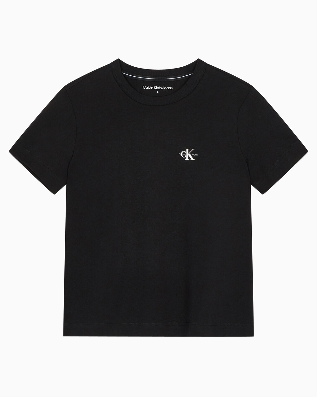 Buy 여성 레귤러핏 모던로고 2PK 반팔 티셔츠 in color CK BLACK
