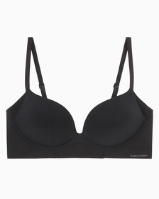 Buy 여성 인비저블 AF 푸쉬업 플런지 브라 in color BLACK