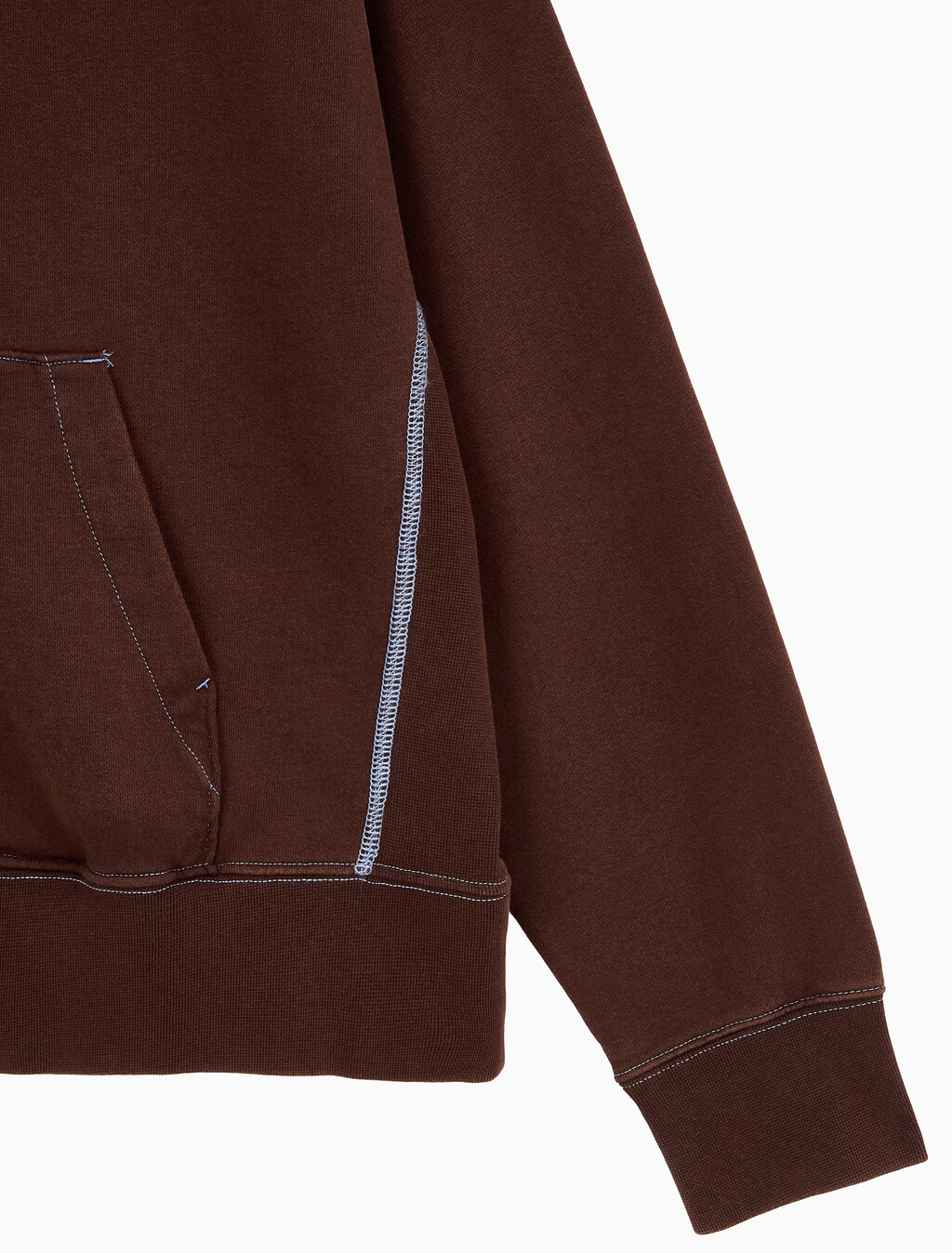 Buy 남성 워시드 프리미엄 빈티지 로고 후드집업 in color Rich Brown