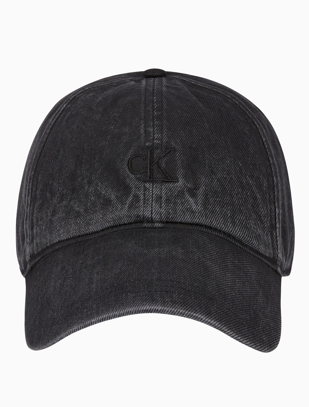 Buy 남녀공용 CKJ 데님 볼캡 in color BLACK