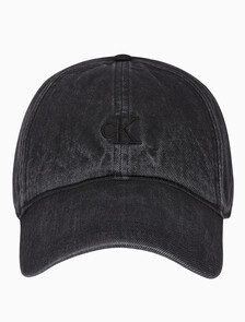 Buy 남녀공용 CKJ 데님 볼캡 in color BLACK