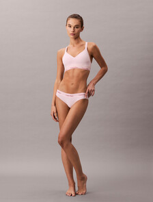 Buy 여성 아이콘 코튼 모달 리프트 브라렛 in color Pink