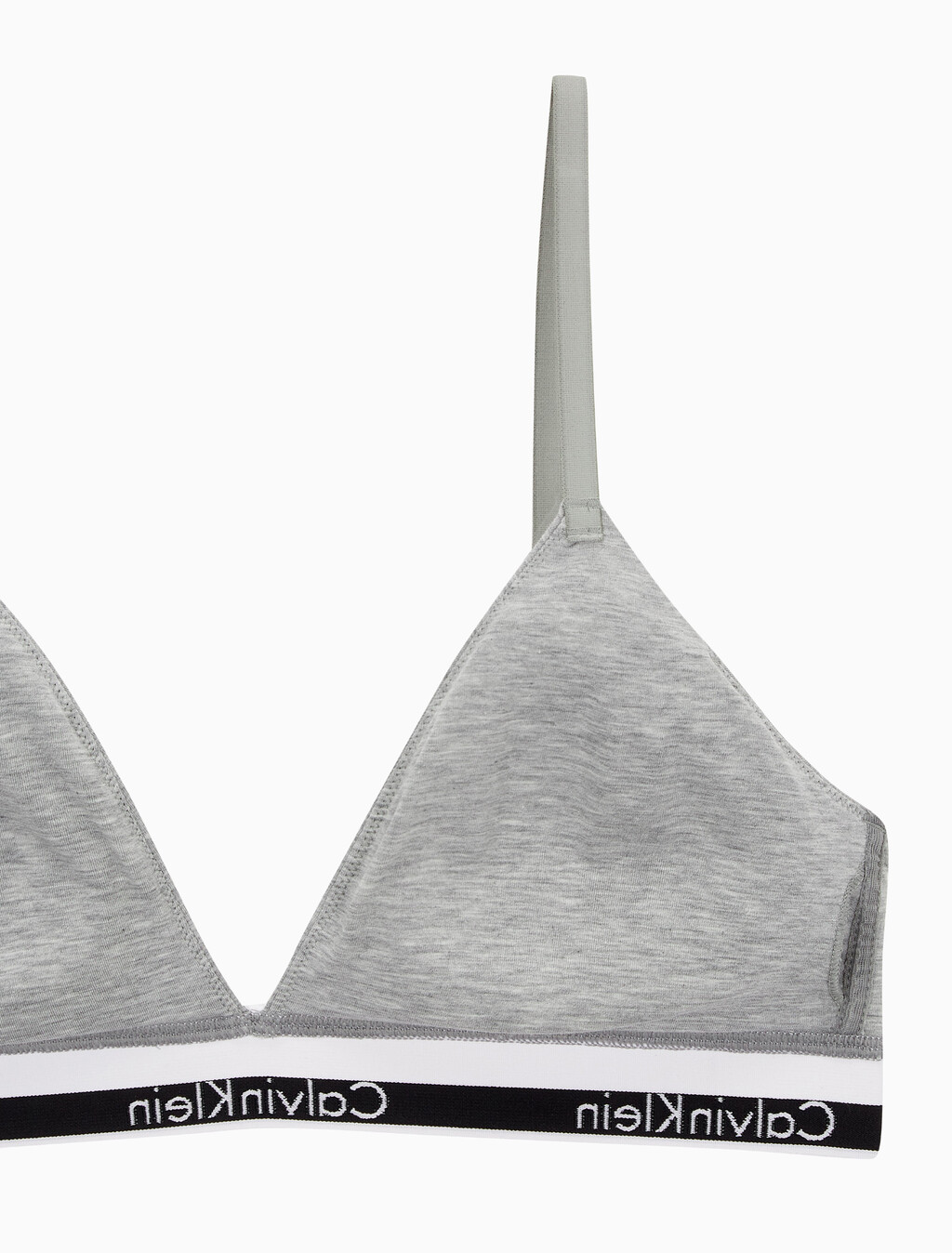Buy 여성 모던 코튼 트라이앵글 in color GREY HEATHER