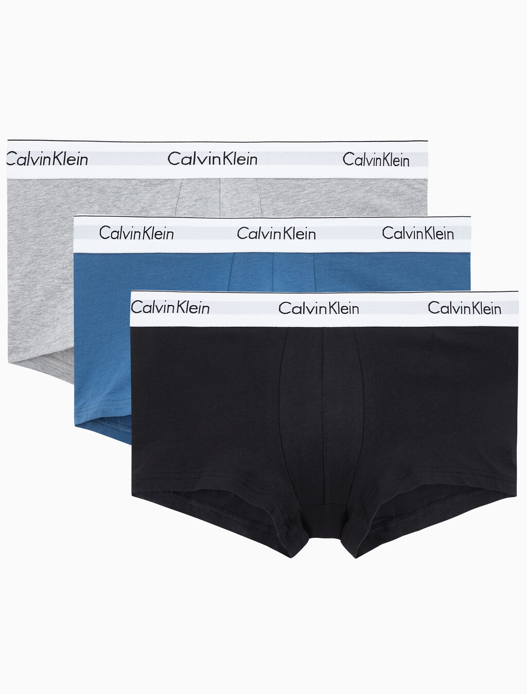 Buy 남성 모던 코튼 스트레치 3PK 드로즈 in color BLUE/GREY/BLACK