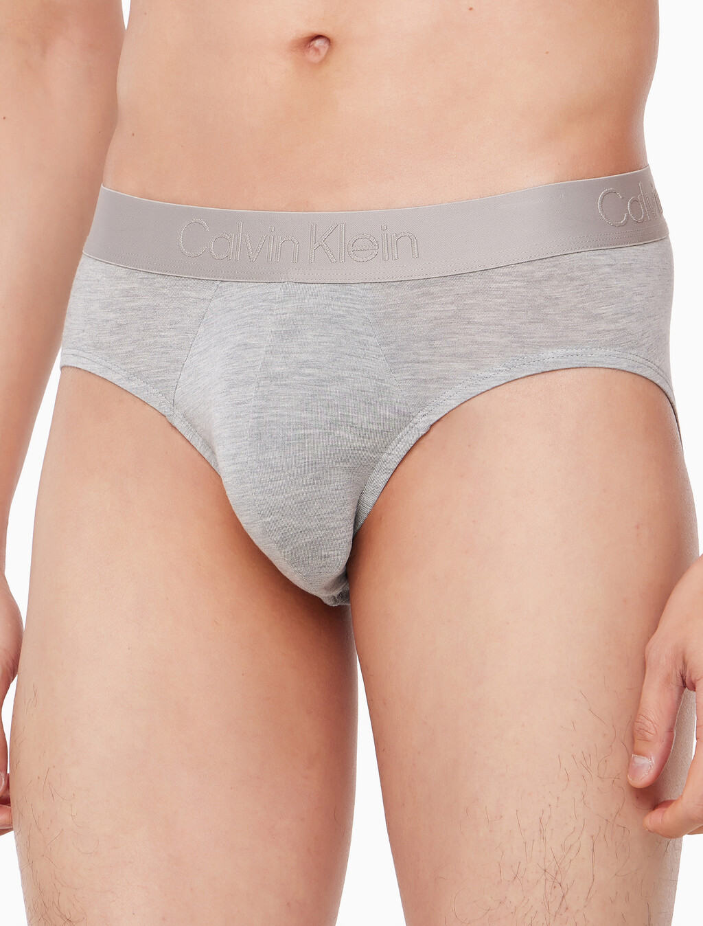 Buy 남성 울트라 소프트 모달 싱글 힙브리프 in color GREY HEATHER