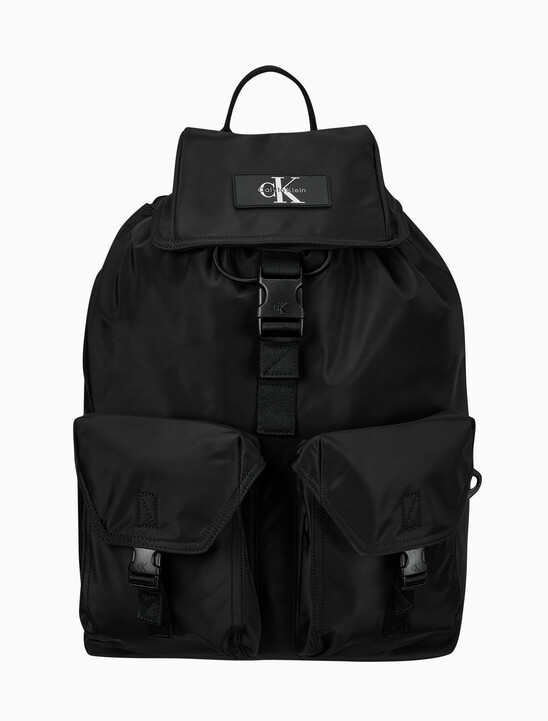 CKJ 리버서블 플랩 투포켓 백팩