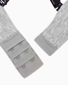 Buy 여성 1996 코튼 AF 라이틀리 라인드 데미 브라 in color GREY HEATHER