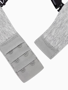 Buy 여성 1996 코튼 AF 라이틀리 라인드 데미 브라 in color GREY HEATHER