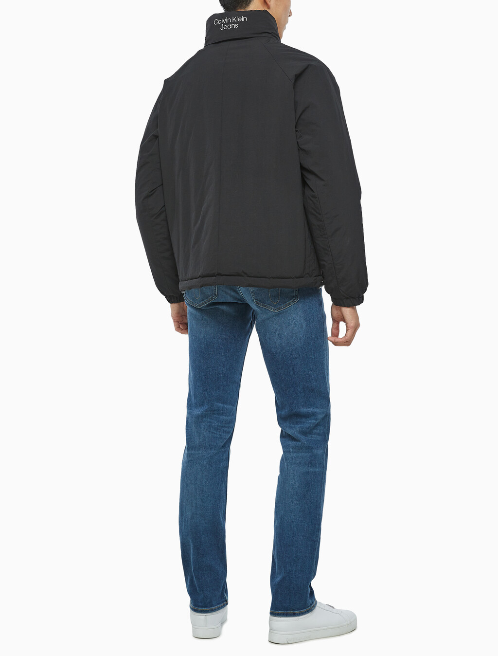 Buy 남성 리버서블 스탠카라 푸퍼 자켓 in color CK BLACK