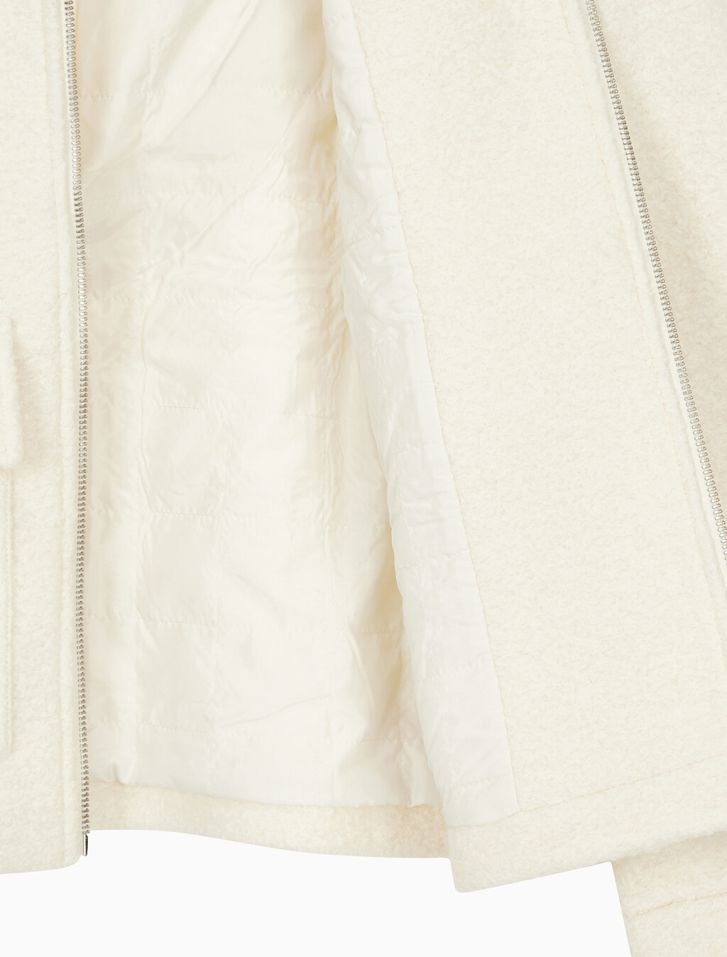 Buy 여성 울 숏자켓 in color WHITE
