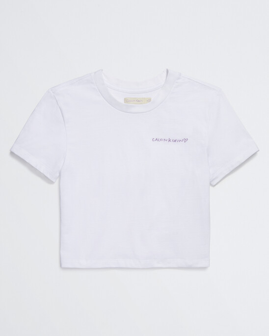 여성 아이코닉 베이비핏 크롭 반팔 티셔츠