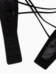 Buy 여성 CK 블랙 브라이덜 AF 플런지 푸쉬업 브라(ADD A SIZE) in color BLACK