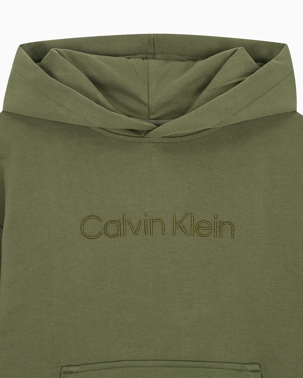 Buy 여성 릴렉스핏 스탠다드 로고 후디 in color JOLLY GREEN BEAN