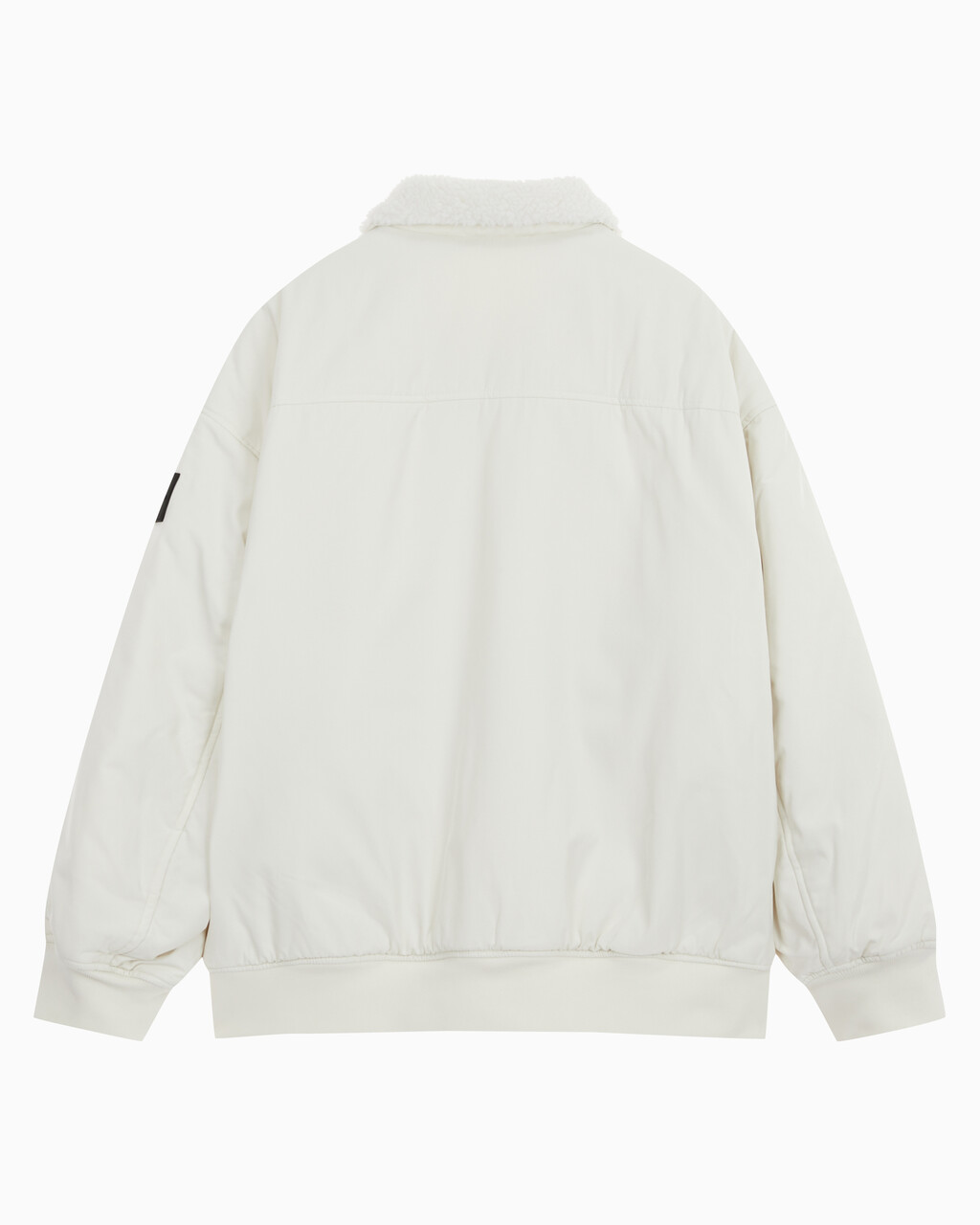 Buy 남성 리버서블 쉐르파 봄버 in color WHITE