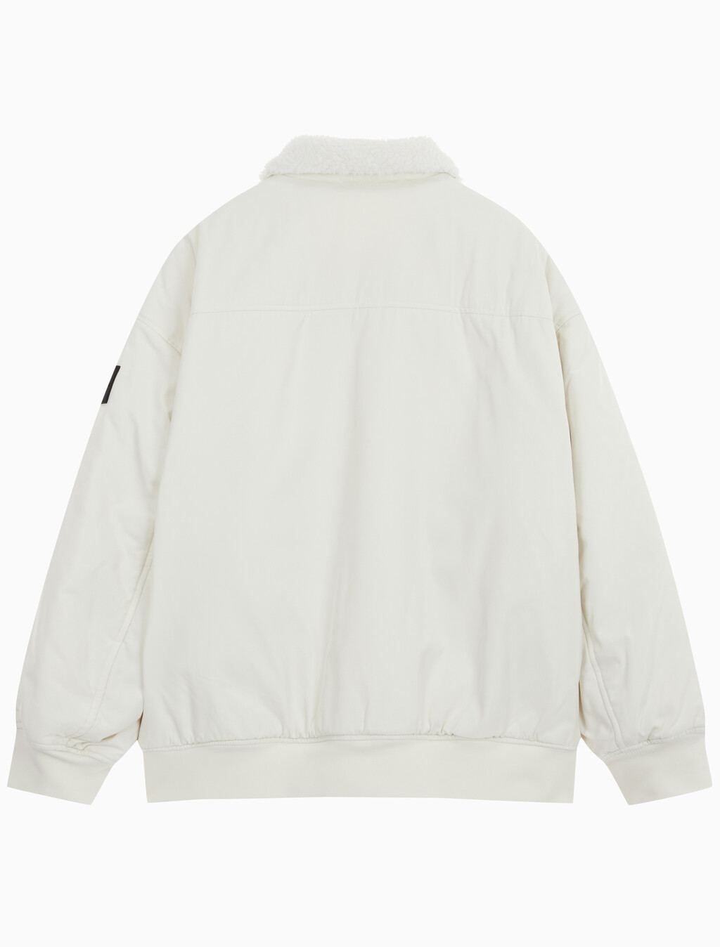 Buy 남성 리버서블 쉐르파 봄버 in color WHITE