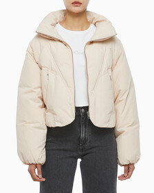 Buy 여성 패커블 울트라 라이트 다운 in color PINK BEIGE