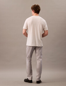 Buy 남성 모던 스트레치 슬림 트라우저 in color GREY