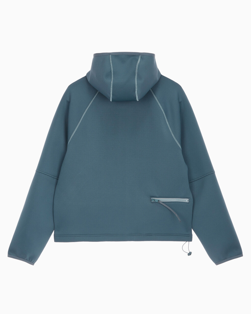 Buy 남성 릴렉스핏 풀집업 후디 in color OCEAN TEAL/ BLK