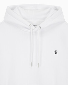 Buy 남성 롱슬리브 아카이브 플리스 후디 in color BRILLIANT WHITE