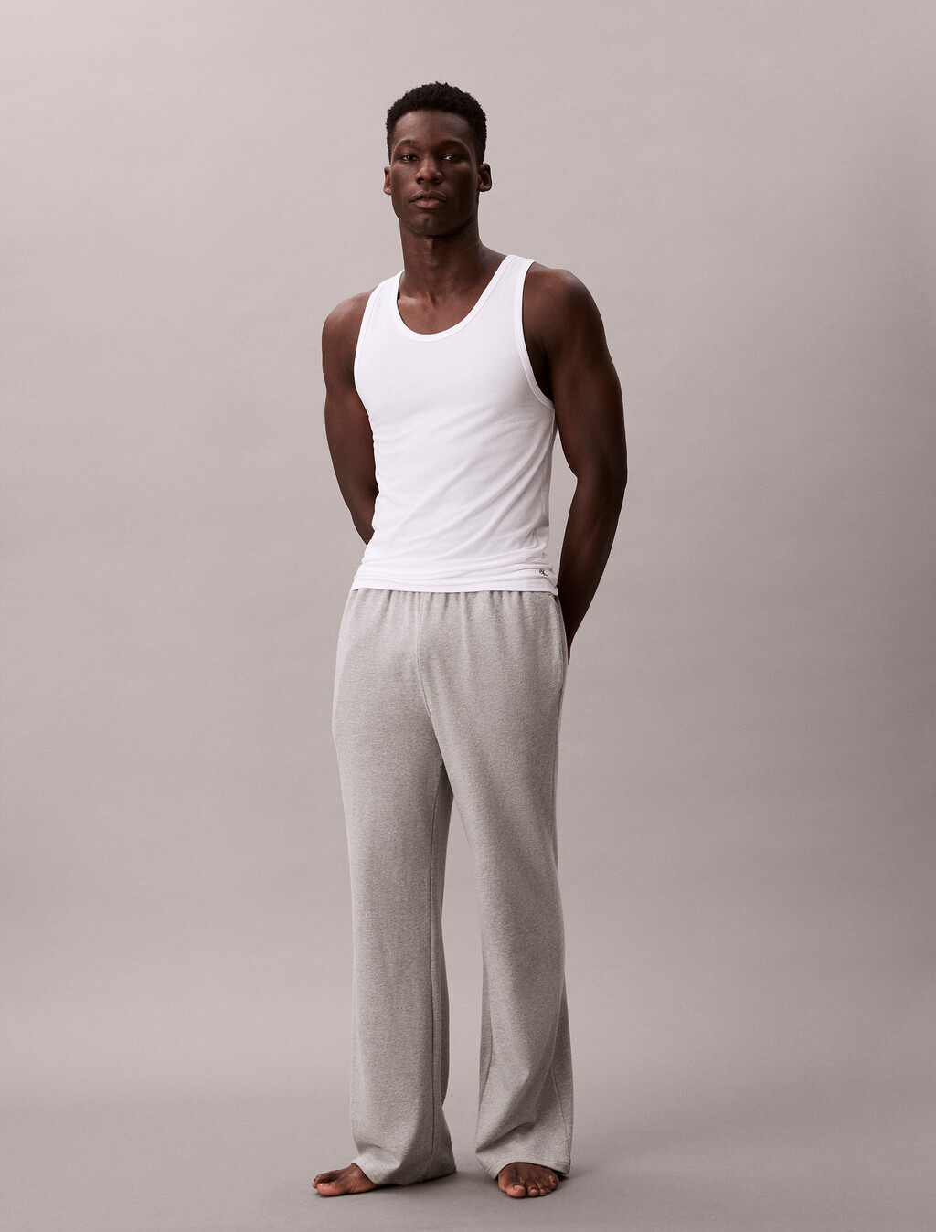 Buy 남성 코튼 스트레치 슬립 탱크 3PK in color WHITE