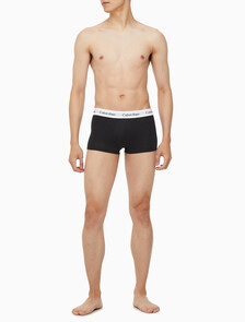 Buy 남성 코튼 스트레치 로우 라이즈 드로즈 5PK in color BLACK