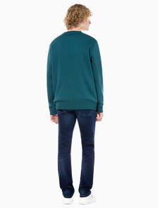 Buy 남성 바디핏 기모 블루블랙 데님 in color BLUE BLACK HANGER LOOP