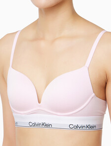 Buy 여성 아이콘 코튼 모달 AF 와이어프리 푸쉬업 in color Pink