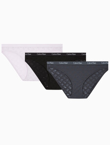 Buy 여성 캐러셀 3PK 비키니 in color BLACK/ASHFORD GREY/LAVENDER BLUE