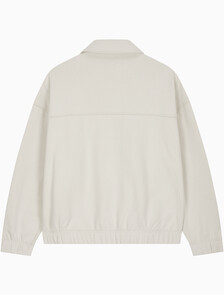 Buy 남성 릴렉스핏 기모 스웻 버튼 카라 자켓 in color LIGHT BEIGE