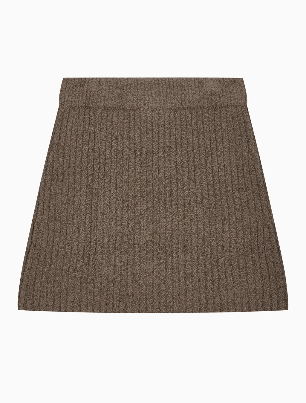 Buy 여성 셔닐 미니 스커트 in color BROWN