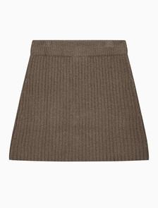 Buy 여성 셔닐 미니 스커트 in color BROWN