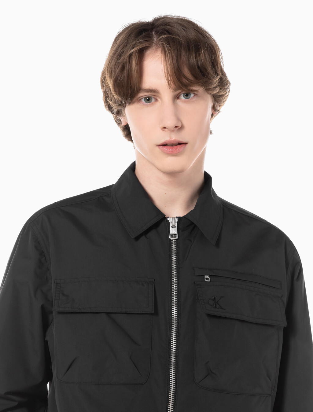 Buy 남성 테크 셔츠 자켓 in color CK BLACK