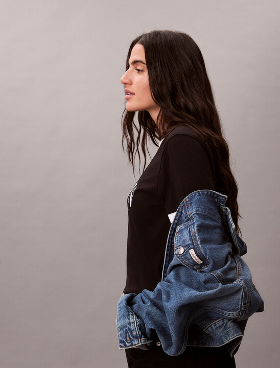 여성 캘빈클라인 링거 티