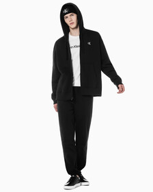 Buy 남성 스탠다드 로고 테리 조거팬츠 in color BLACK BEAUTY