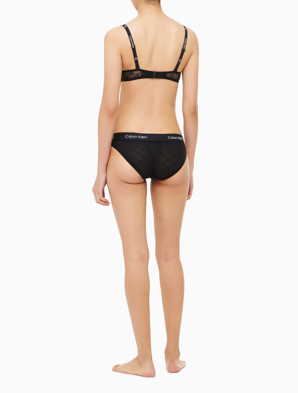 Buy 여성 1996 로고 레이스 AF 푸쉬업 플런지 브라 in color BLACK