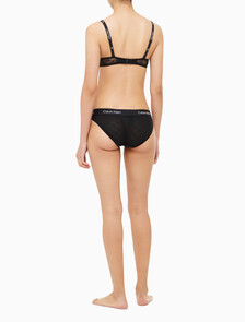 Buy 여성 1996 로고 레이스 AF 푸쉬업 플런지 브라 in color BLACK