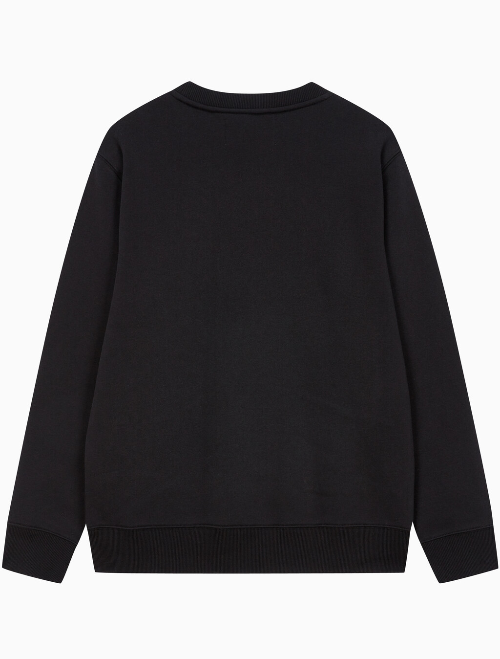 Buy 남성 레귤러핏 인스티튜셔널 로고 기모 스웨트셔츠 in color CK BLACK