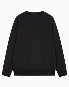Buy 남성 레귤러핏 인스티튜셔널 로고 기모 스웨트셔츠 in color CK BLACK