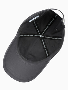 Buy 남녀공용 CKJ 모노그램 엠브로이더리 캡 in color CHARCOAL
