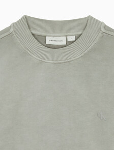 Buy 남성 릴렉스핏 빈티지 워시 맨투맨 스웻셔츠 in color KHAKI BEIGE