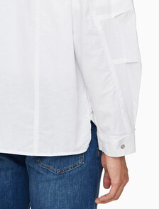 Buy 남성 쿨링 린넨 셔츠 자켓 in color BRIGHT WHITE