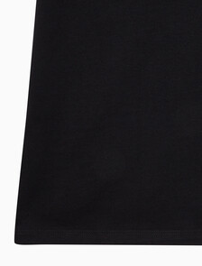 Buy 여성 스트레이트핏 모노그램로고 크루넥 반팔 티셔츠 in color CK BLACK