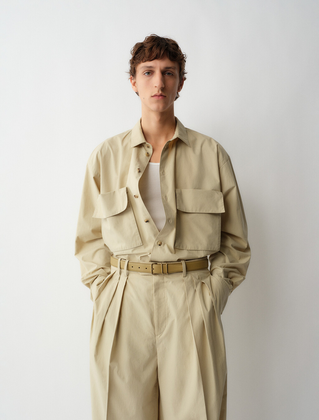 Buy BAXTER MENS TROUSERS in color EUCALYPTUS