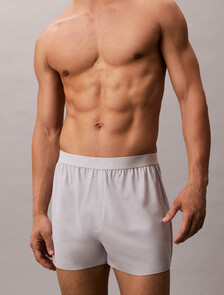 Buy 남성 CK 블랙 슬립 니트 박서 in color HARBOR MIST