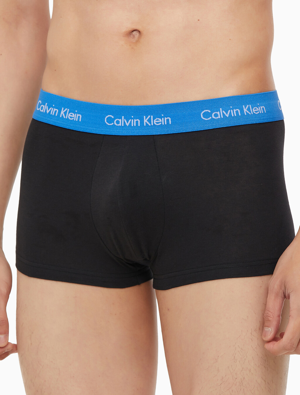 Buy 남성 코튼 스트레치 로우 라이즈 드로즈 5PK in color BLACK