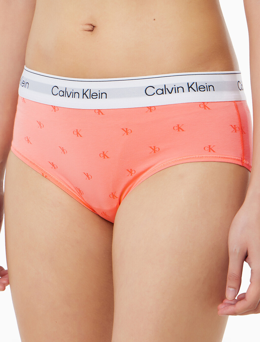 Buy 여성 아이콘 코튼 모달 AF 힙스터 in color Coral