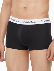 Buy 남성 코튼 스트레치 로우 라이즈 드로즈 5PK in color BLACK