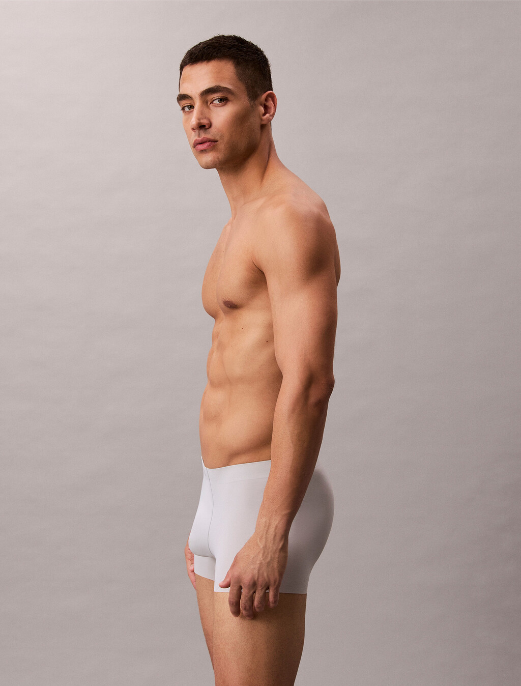 Buy 남성 CK 블랙 인비져블 트렁크 in color HARBOR MIST