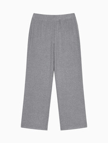Buy 여성 브러시드 저지 브러쉬드 인터로크 팬츠 in color Mocha brown